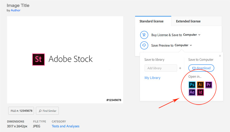 Adobe Stock Image Saving Options | Stock Photo Adviser
