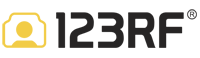 123RF Logo | Stock Photo Adviser