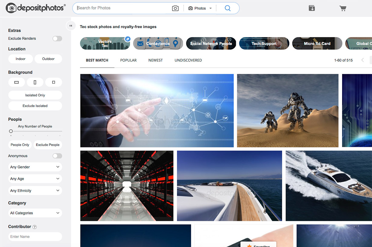 Search For Stock Photos On Depositphotos