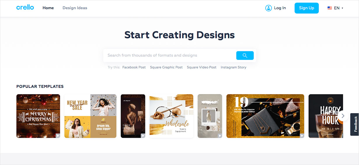 Crello Visual Editor | Stock Photo Adviser