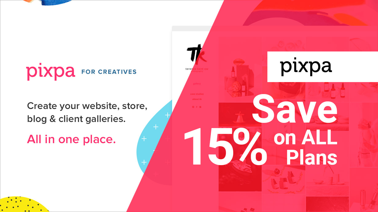 Pixpa Website Builder Coupon Codes | Stock Photo Adviser